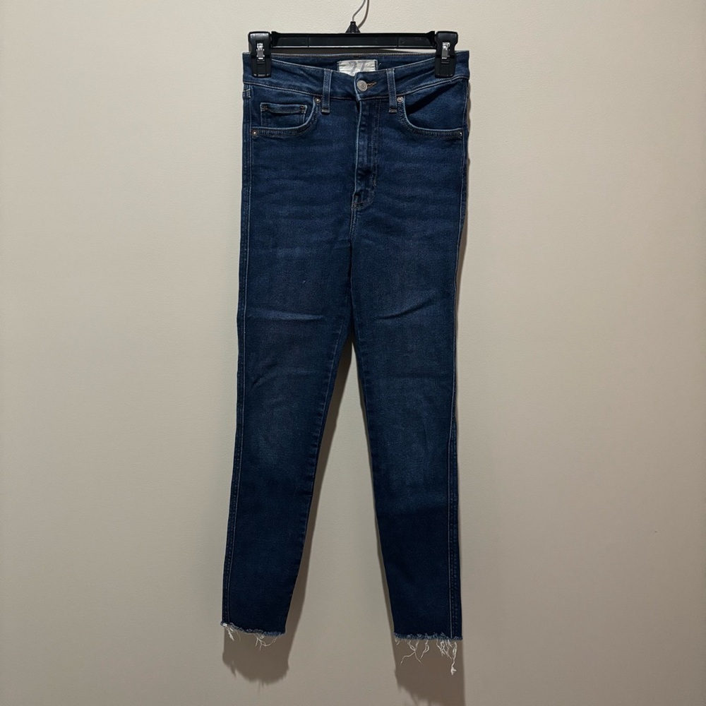 We The Free Dark Blue Ankle Jeans